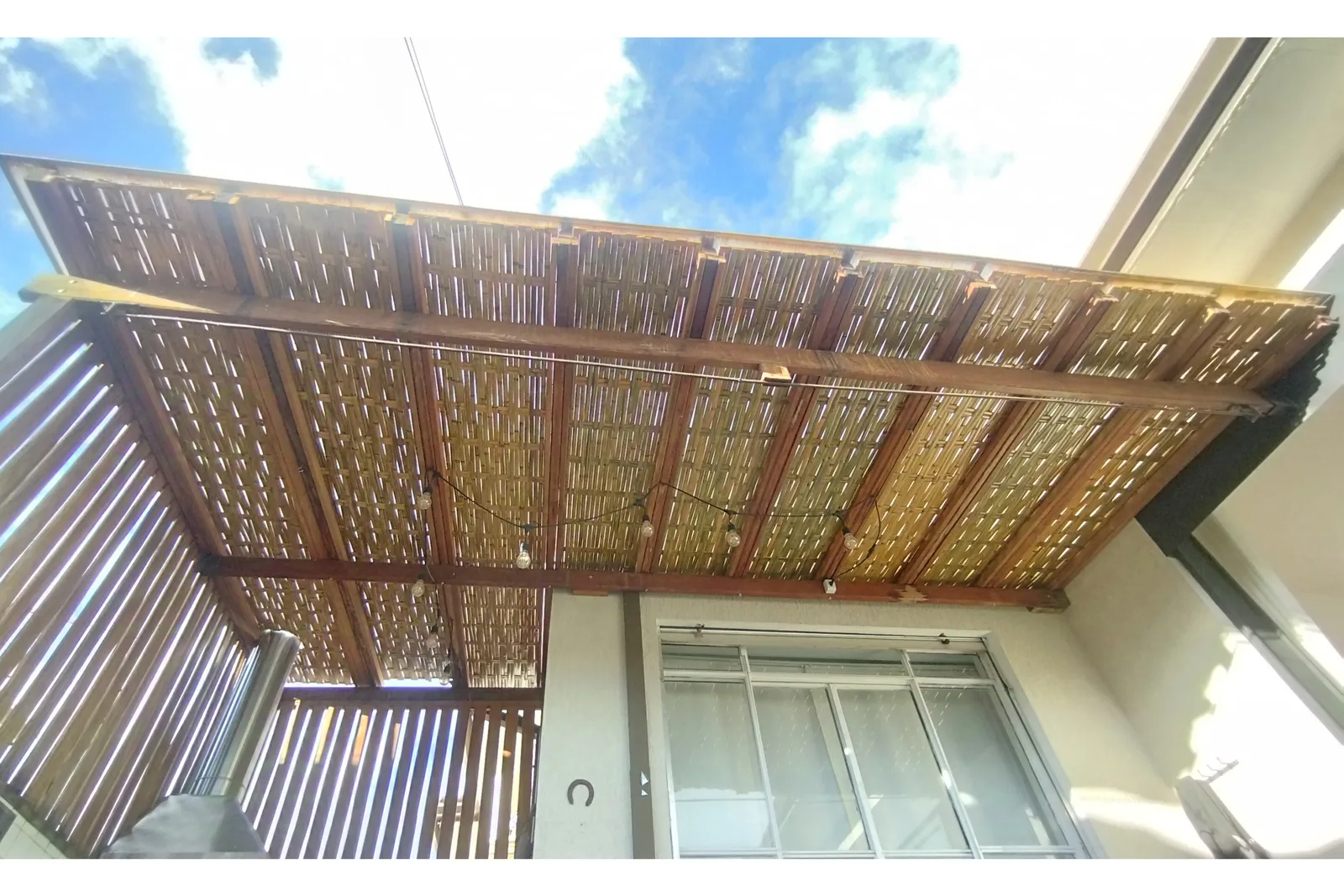 Forro roliço instalado